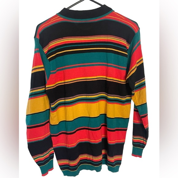 Vintage 80’s Sweater by Carole Little for Saint-Tropez West Men’s Size Small - Picture 2 of 6